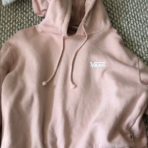 checkered vans pink sweatshirt